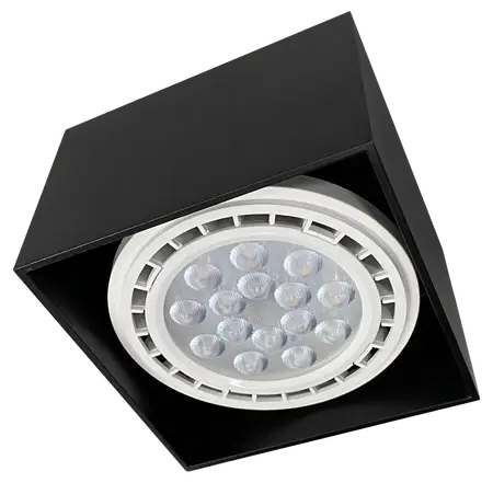 APLIQUE AR111 B-100 CUAD. ORIENTABLE NE NOVALUCCE