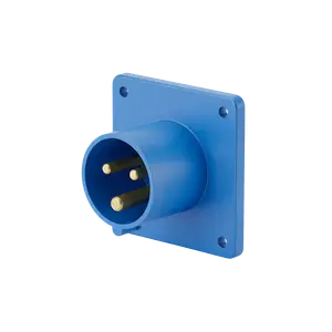 CONECTOR IND FICHA EMBUTIR 2P+T 32A IP44 230V AZUL