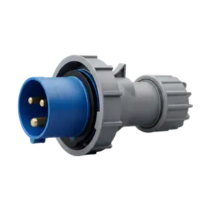 CONECTOR IND FICHA MOVIL 2P+T 32A IP67 230V AZUL