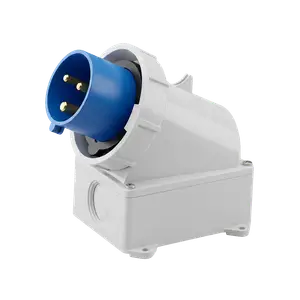 CONECTOR IND FICHA SUPERFICIE 2P+T 16A IP67 230V AZUL