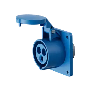 CONECTOR IND TOMA EMBUTIR 2P+T 32A IP44 230V AZUL