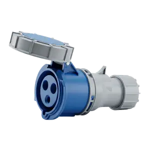 CONECTOR IND TOMA MOVIL 2P+T 32A IP67 230V AZUL