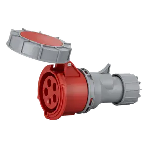 CONECTOR IND TOMA MOVIL 3P+T+N 32A IP67 400V ROJO