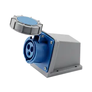 CONECTOR IND TOMA SUPERFICIE 2P+T 32A IP67 230V AZUL