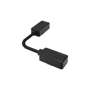 CONECTOR PARA RIEL MAGNÉTICO 25MM RA-10 90° NEGRO
