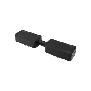 CONECTOR PARA RIEL MAGNÉTICO 25MM RA-11 180° NEGRO