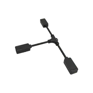 CONECTOR PARA RIEL MAGNÉTICO 25MM RA-12 T NEGRO