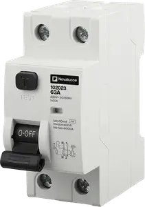 DISYUNTOR DIFERENCIAL NOVALUCCE 6KA 2X63A