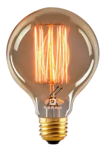 GLOBO FILAMENTO INC. G95 AMBAR 25W NOVALUCCE