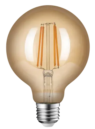 GLOBO LED G95 FILAMENTO 7 W LC E27 AMBAR NOVALUCCE