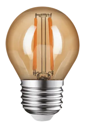 GOTA LED G45 FILAMENTO 2 W LC E27 AMBAR NOVALUCCE