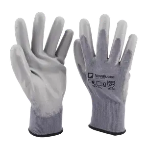 GUANTES RECUBIERTOS DE PU TALLE 10"/XL - NEGRO
