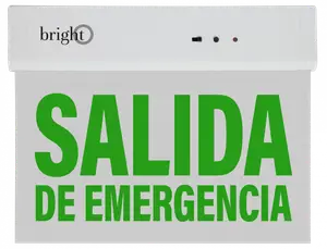 INDICADOR DE SALIDA DE EMERGENCIA BRIGHT