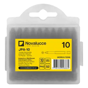 JUEGO PUNTAS P/ATORNILL.PH2 X 50mm BLISTER X 10 U