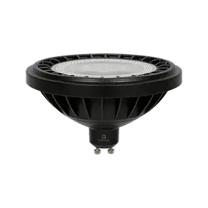 LAMPARA AR111 LED GU10 15W LC NEGRA NOVALUCCE