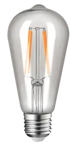 LAMPARA DE LED ST58 FILAM 8 W E27 LC NOVALUCCE CLARA