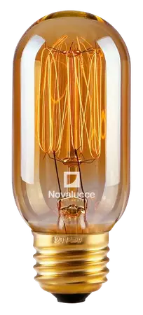 LAMPARA FILAMENTO INC. T45 AMBAR 25W NOVALUCCE