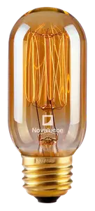 LAMPARA FILAMENTO INC. T45 AMBAR 25W NOVALUCCE