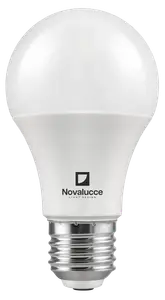 LAMPARA LED A60 9W LED SENS. MOV. E27 NOVALUCCE