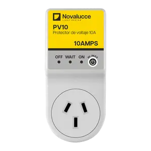 PROTECTOR DE VOLTAJE 10A C/FICHA PV10 NOVALUCCE