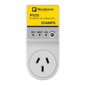 PROTECTOR DE VOLTAJE 20A C/FICHA PV20 NOVALUCCE