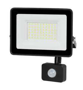 PROYECTOR LED ALUM. 50W C/SENS.MOV.NOVALUCCE