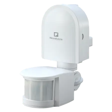 SENSOR DE MOV. 180° PARED BLANCO NOVALUCCE