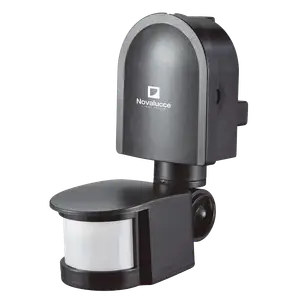 SENSOR DE MOV. 180° PARED NEGRO NOVALUCCE