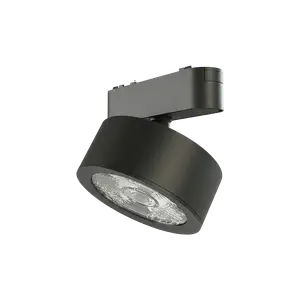 SPOT RIEL MAG. ORIENTABLE RS-25 Ø70 X 130MM 8W 3000K 25° NEGRO