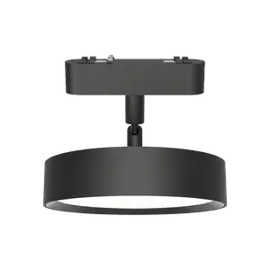 SPOT RIEL MAG. ORIENTABLE RS-26 Ø70 X 170MM 12W 3000K 25° NEGRO