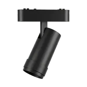 SPOT RIEL MAG. ORIENTABLE RS-44 Ø60 X 192MM 12W 3000K 10-60° NEGRO