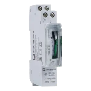 TIMER MECÁNICO 16 A RIEL DIN TM-04 NOVALUCCE