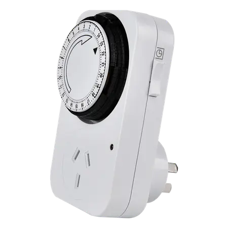 TIMER MECANICO 10A C/FICHA Y TOMA NOVALUCCE