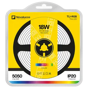 TIRA LED TLI-RGB 30LED´S/M 5M IP20