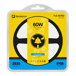 TLE-60WD TIRA 60 LEDS IP66 2835 LD 5 MTS NOVALUCCE
