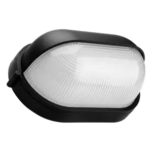 TORTUGA ALUM.JM-FC-6 100W BLA.OVAL C/VIS
